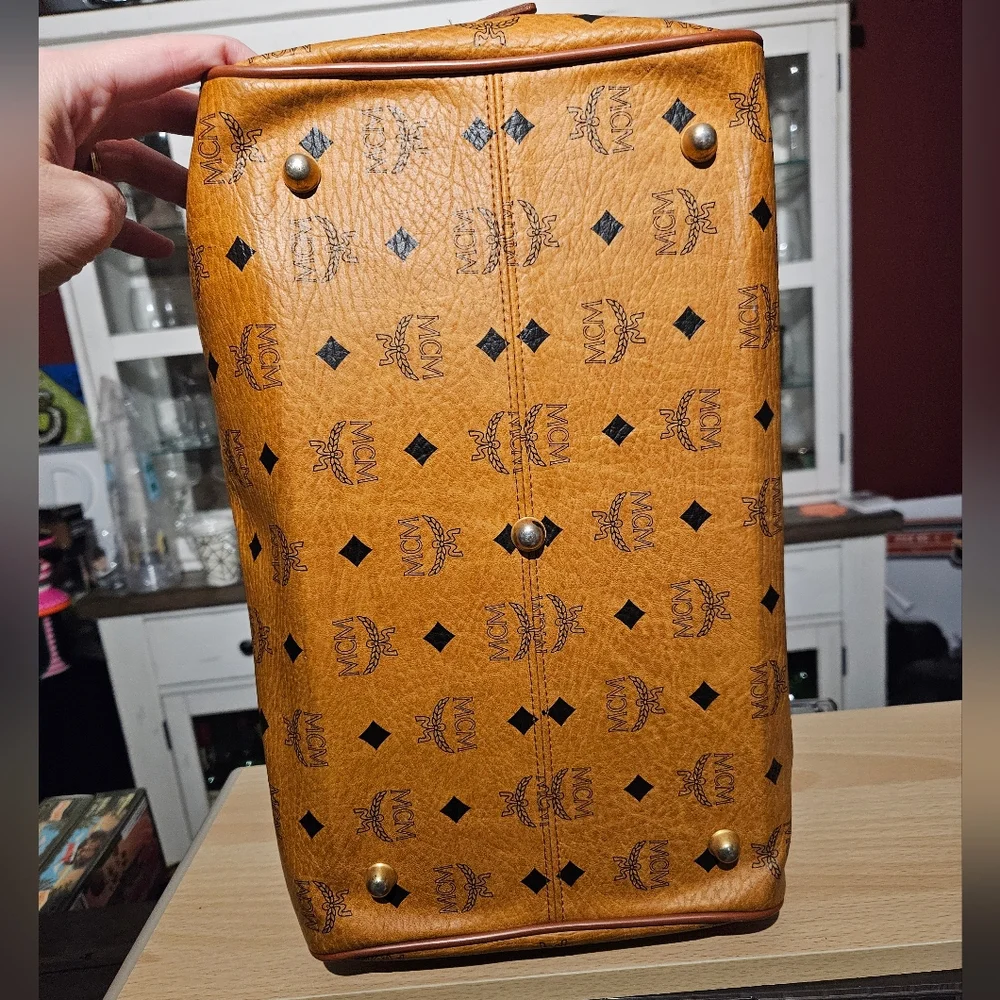 MCM Vintage Made In Germany Visetos Boston Bag - Picture 5 of 7